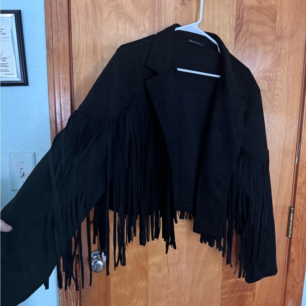 Fringe cowgirl cardigan